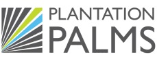 Plantation Palms Logo at Fergus Builders Residential, Industrial & Commercial real estate development Mackay