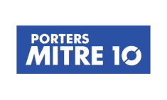 Porters Mitre 10 Logo at Fergus Builders Residential, Industrial & Commercial real estate development Mackay