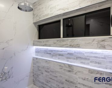 Residential Bathroom Design featuring a meticulously crafted shower by Fergus Builders Residential, Industrial & Commercial real estate development Mackay